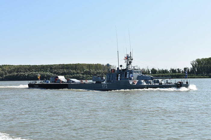 Flotila Fluvială din cadrul Forțelor Navale Române va participa la inaugurarea Falezei „Ivan Patzaichin” din Tulcea