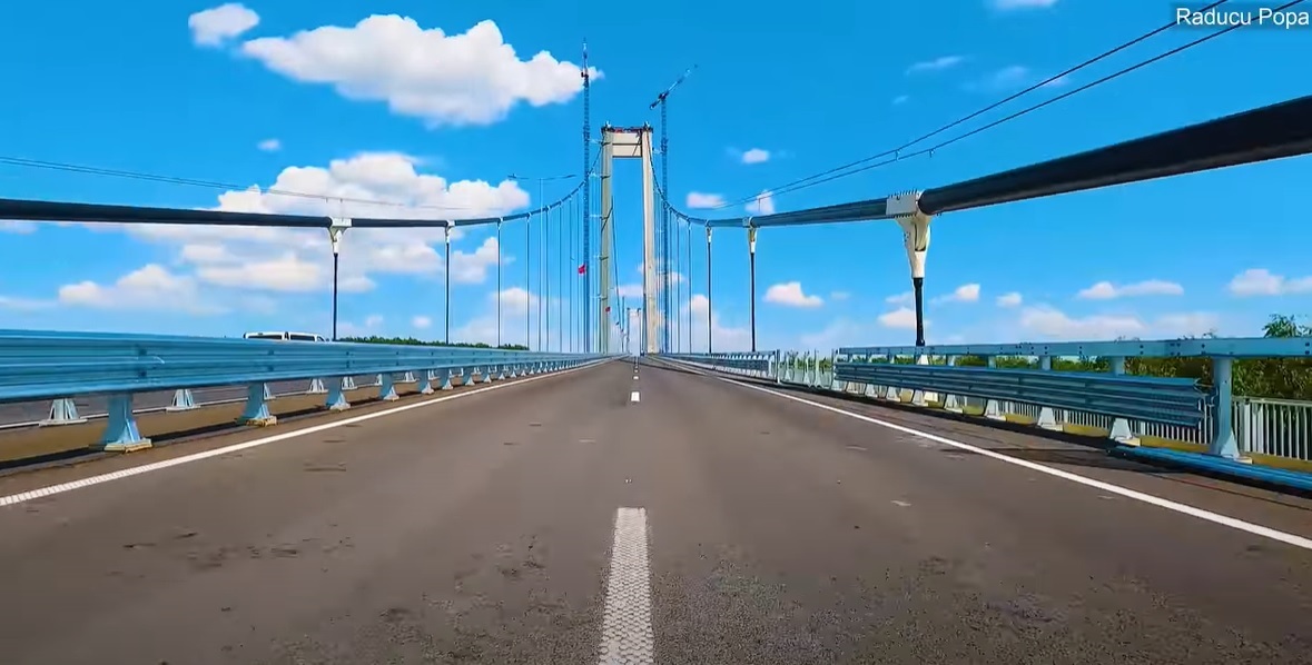 (VIDEO) Cum arată Podul de la Brăila, înainte de inaugurarea din 6 iulie. La eveniment va participa și Klaus Iohannis