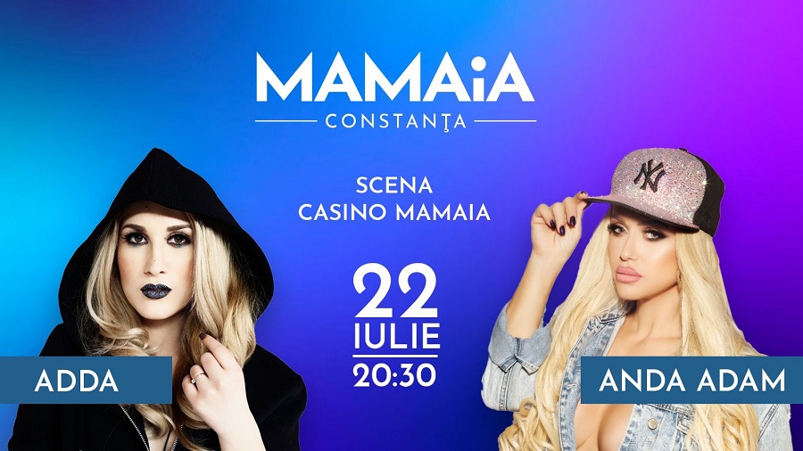 Turiștii din Mamaia invitați sâmbătă, în piațeta Cazino, la un concert susținut de Anda Adam și ADDA