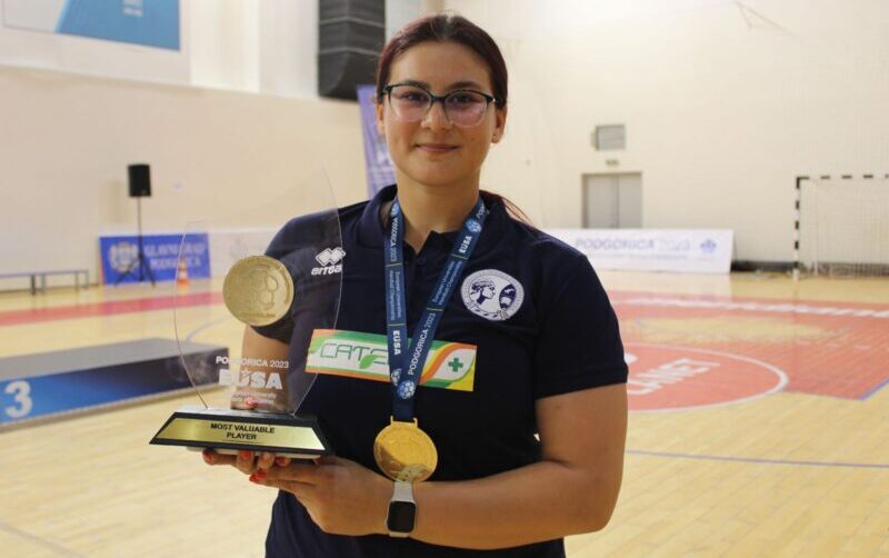 Jucătoarea Universității Ovidius, Diana Șamanț, a fost desemnată cel mai bun jucător la Campionatul European Universitar