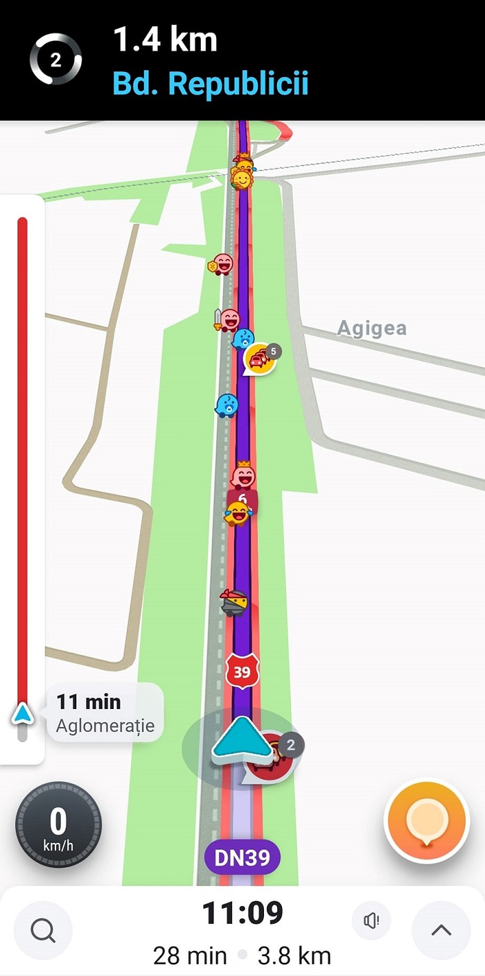 Waze - Agigea - Eforie Nord