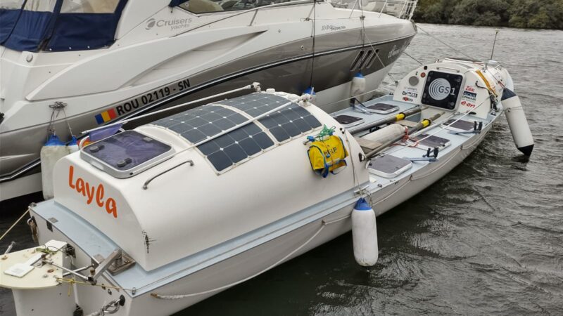 (FOTO) EXCLUSIV: Alex Dumbravă va vâsli, singur, 20 de zile, până la Batumi. Pentru ce cauză nobilă se luptă sportivul