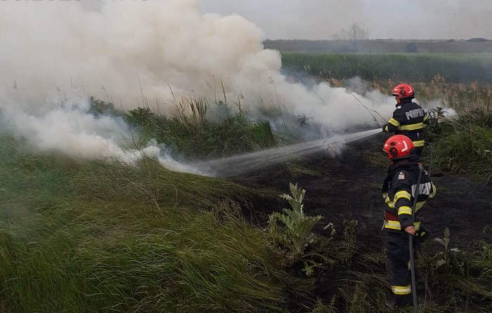 Atenție, șoferi! Vizibilitate scăzută pe A2 București - Constanța din cauza unui incendiu