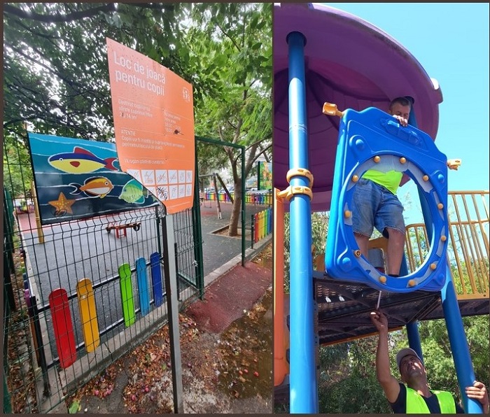 (FOTO) Actele de vandalism sunt la ordinea zilei în Constanța: Flori rupte, stații de autobuz acoperite cu graffiti sau copertine incendiate