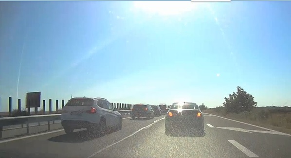 (VIDEO) Cinci accidente în lanț pe Autostrada A2 în doar câteva ore. Unul a avut loc în zona Peștera