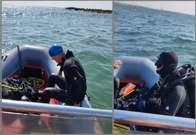 Au fost reluate căutările celor două persoane dispărute în mare, la Costinești și Vama Veche