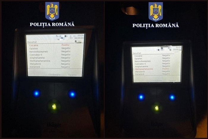 Polițiștii au acționat pe străzile din Constanța: Doi șoferi, prinși DROGAȚI cu metamfetamină și cocaină