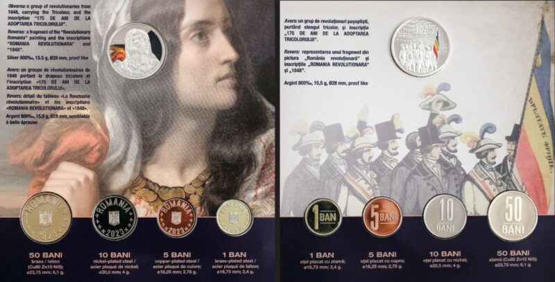 Banca Națională lansează un set de monetărie cu tema "175 de ani de la adoptarea tricolorului"