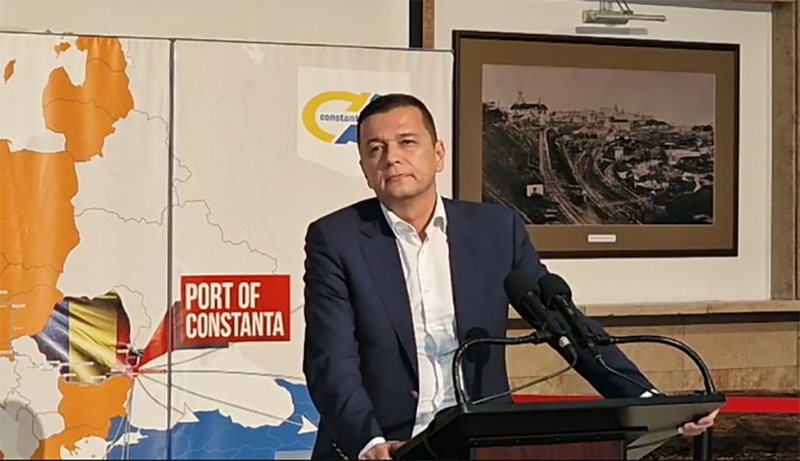 Sorin Grindeanu amenință cu schimbarea conducerii Portului Constanța dacă camioanele din Ucraina au prioritate la descărcare
