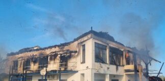 Incendiu casă de vacanță Crișan