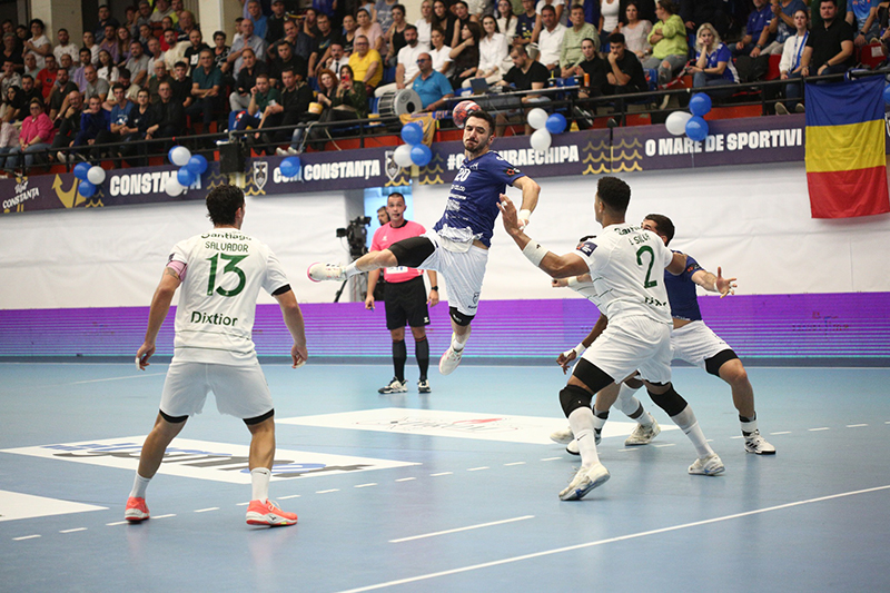 (FOTO) Prima victorie a handbaliștilor CSM Constanța în European League: I-au învins pe portughezii lui Sporting Lisabona