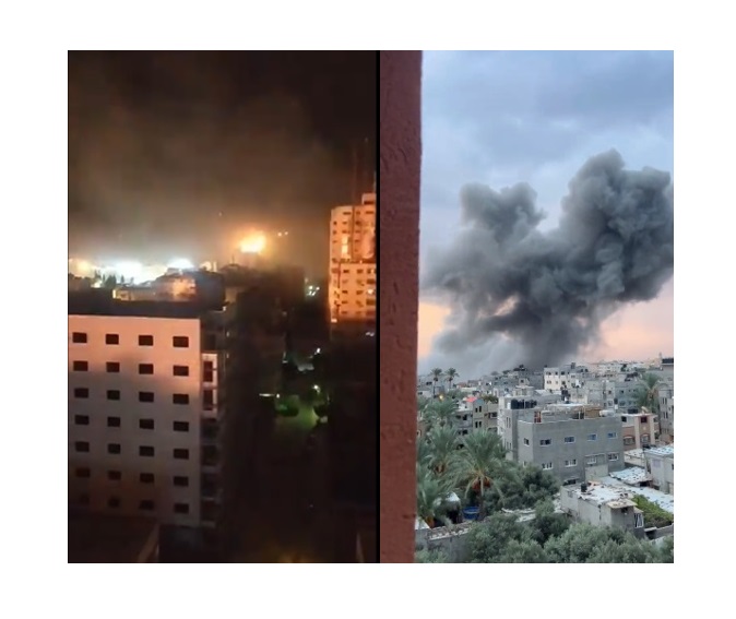 (VIDEO) Israelul a declarat OFICIAL stare de război. Au fost bombardamente de noapte asupra Fâșiei Gaza