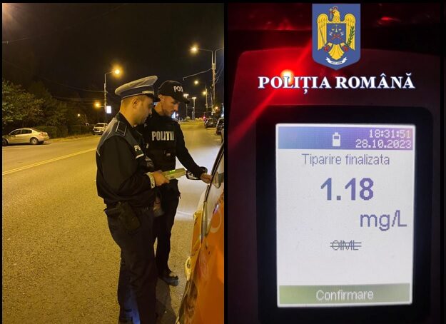 O femeie, depistată la volan, în Năvodari, deși era beată mangă
