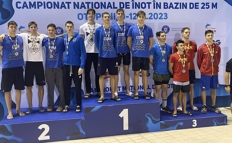 (FOTO) Rezultate execelente pentru înotătorii CSM Constanța la Campionatul Național de înot: Ce medalii au obținut