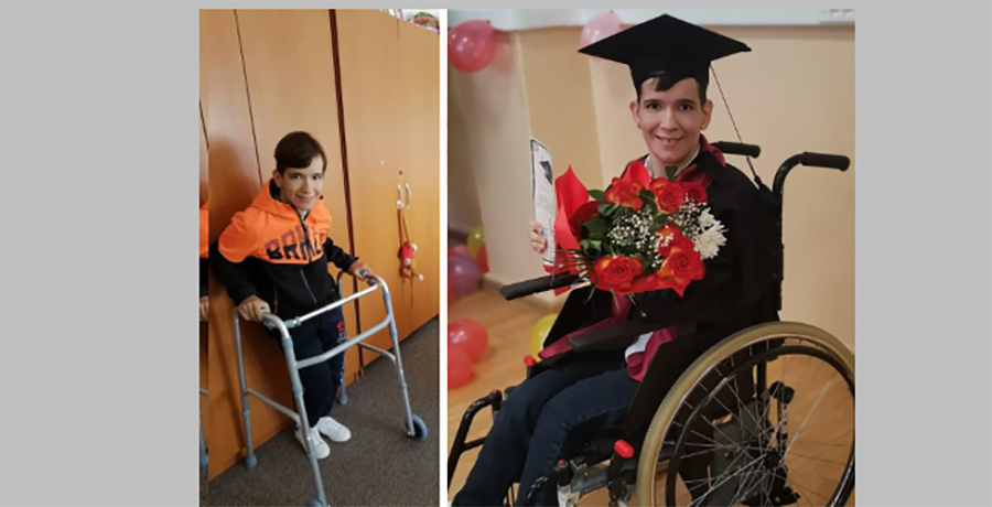 CUTREMURĂTOR: Abandonată la naștere, Daniela s-a vindecat de hidrocefalie și este studentă la Litere. Are nevoie de ajutor pentru a putea merge normal