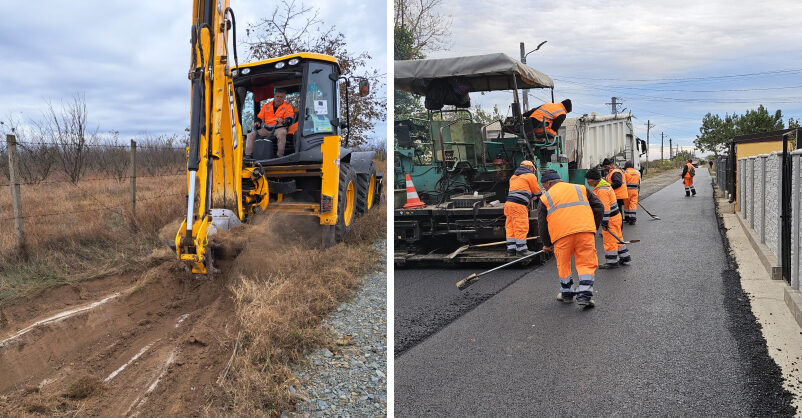Se fac pregătiri pentru asfaltarea DJ 225 Saraiu – Vulturu: Ce alte lucrări efectuează Societatea Drumuri Județene Constanța în această săptămână