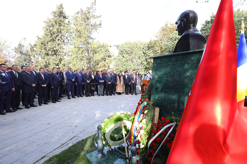 Dezvelirea bustului lui Kemal Ataturk