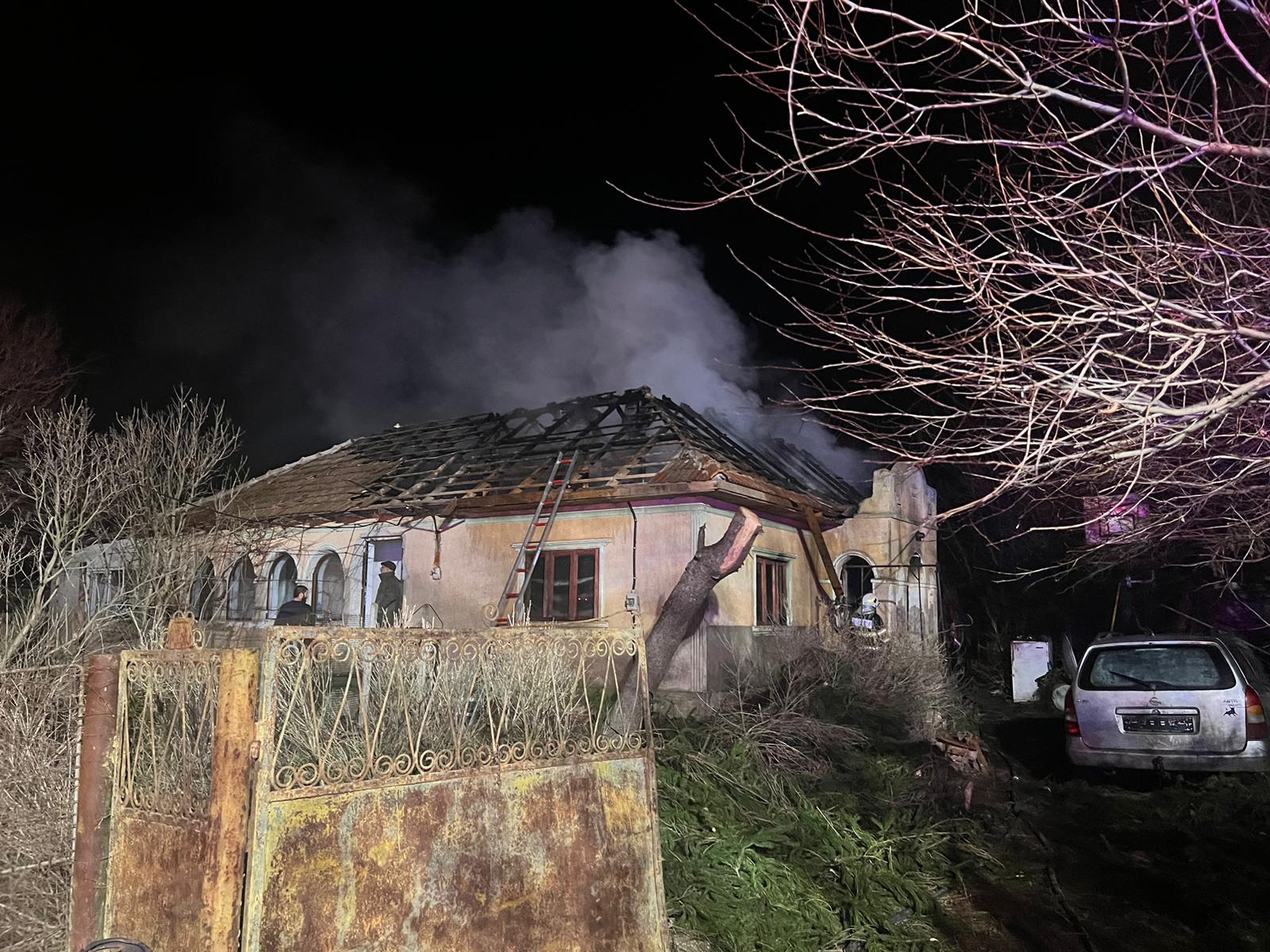 incendiu casă Stupina