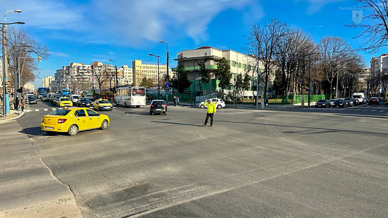 Semaforizare întreruptă în intersecția bulevardului Ferdinand cu bulevardul 1 Decembrie 1918