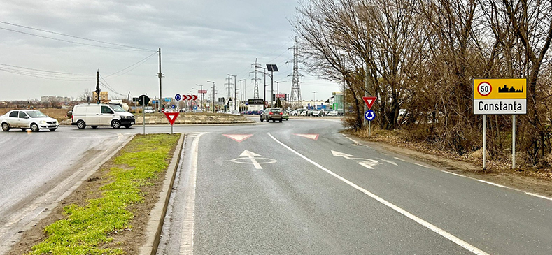 ATENȚIE, șoferi: La intrările și ieșirile din Constanța a fost redusă viteza de deplasare a autoturismelor