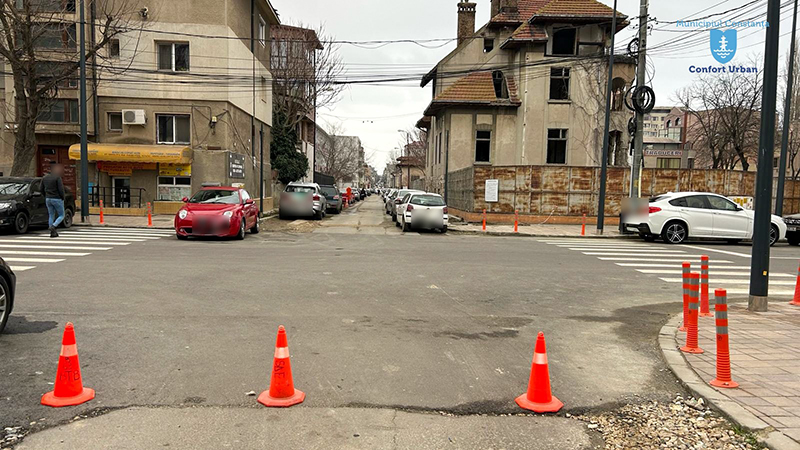 ATENȚIE, șoferi! Se instituie restricții TOTALE de trafic pe strada Cuza Vodă din Constanța