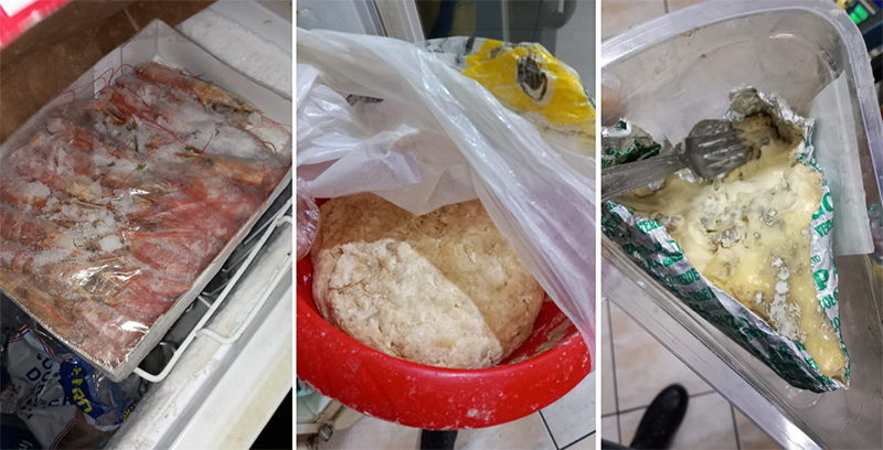 (FOTO/VIDEO) Gândaci morți și vii, mucegai și mâncare expirată: Un restaurant din Murfatlar, amendat de Protecția Consumatorului