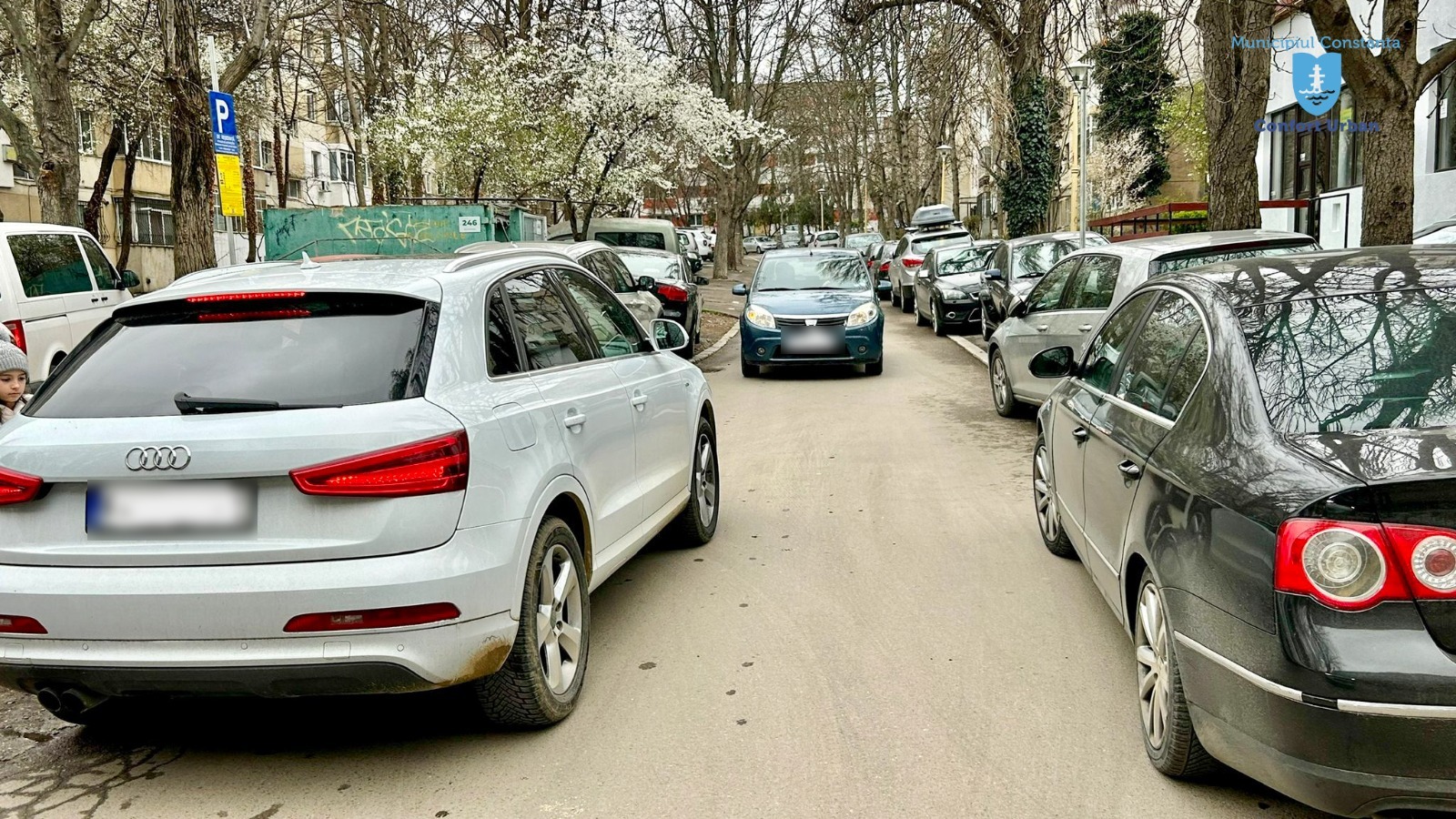 De miercuri se instituie noi sensuri unice pe mai multe străzi din Tomis Nord