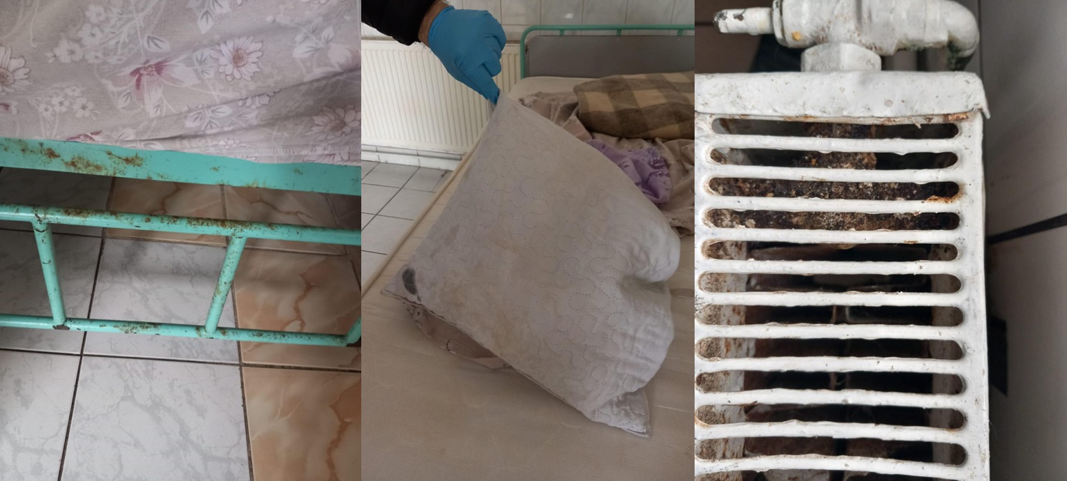 (FOTO) Noi orori descoperite de comisarii ANPC într-un centru pentru adulți cu handicap: Pacienții aveau râie