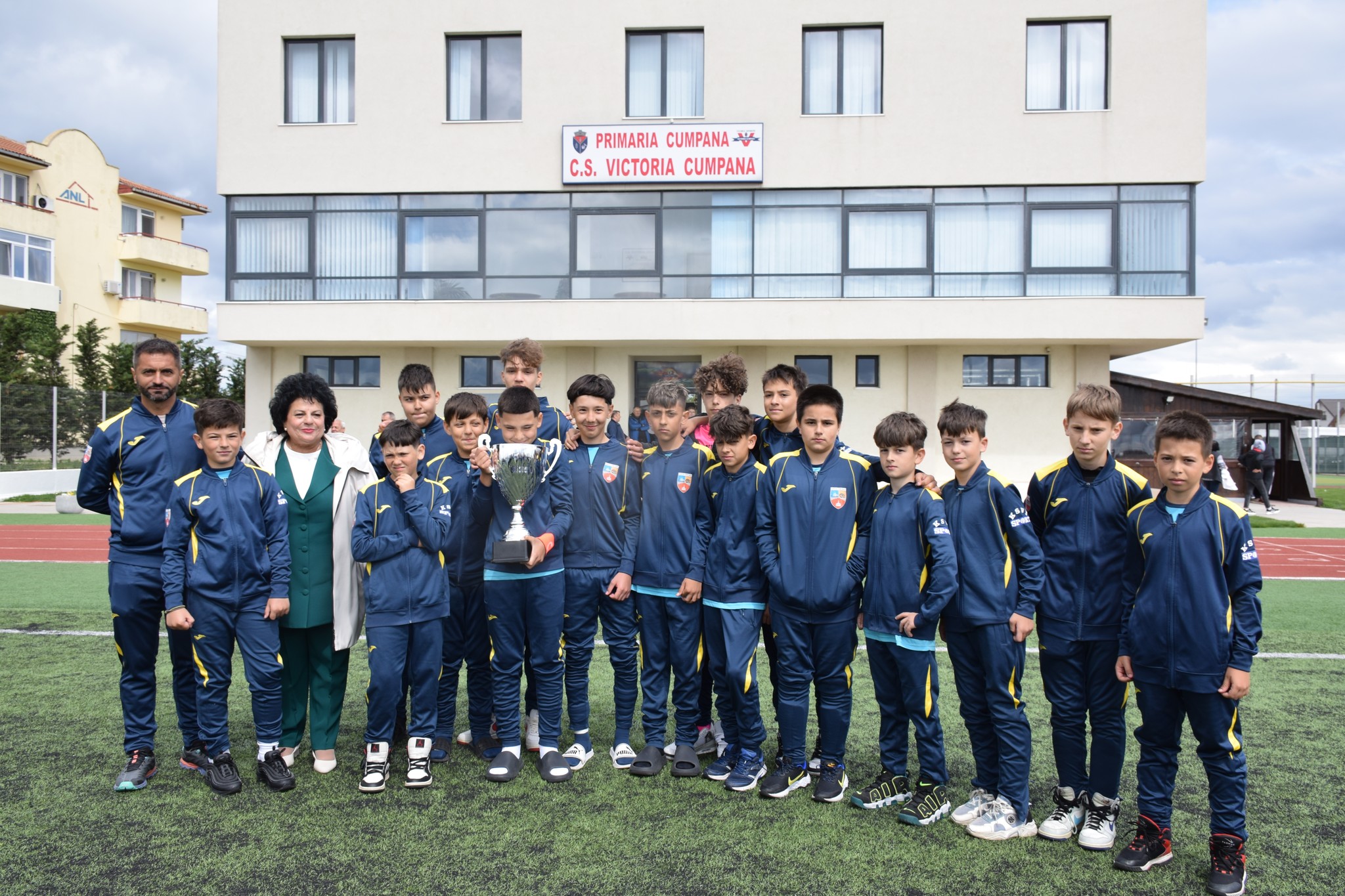 FOTO Echipa de fotbal a Comunei Cumpăna (U 13) este câștigătoare Cupei Satelor, ediția a IV – Euroregiunea Sud - Est