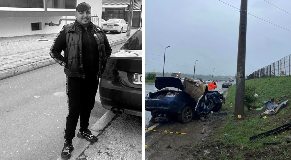 ȘOCANT! El este tânărul din Limanu decedat după ce a intrat cu BMW-ul într-un stâlp de pe marginea DN 39. Prietenii deplâng dispariția sa fulgerătoare