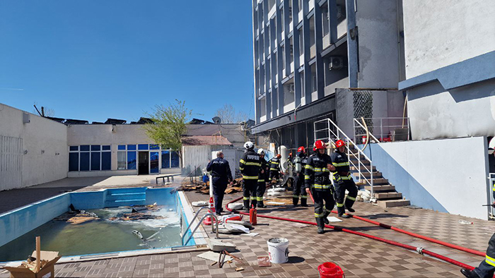 Incendiu Hotel Parc Mamaia