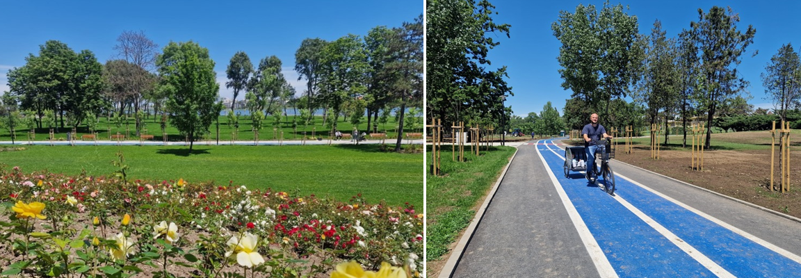 FOTO VIDEO La pas prin parcul Tăbăcărie: Cum arată după reabilitare zona cuprinsă între City Mall și Țara Piticilor