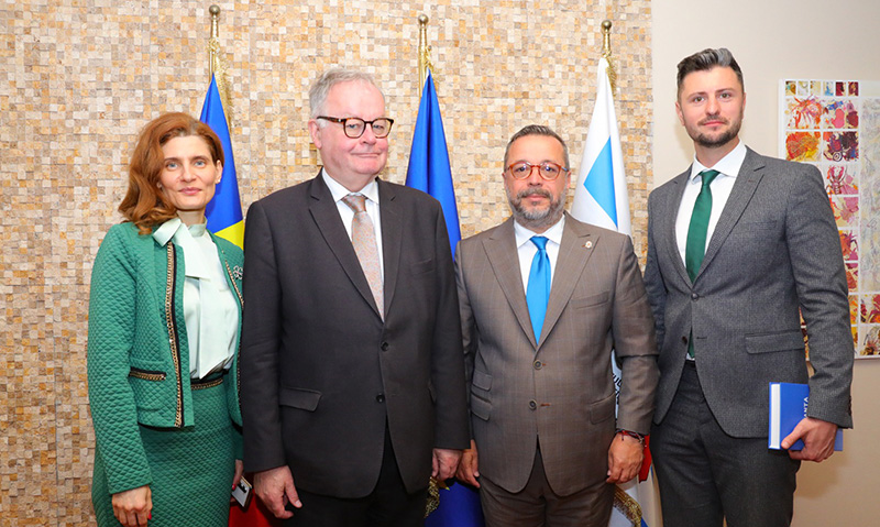Ambasadorul Irlandei în România, în vizită la Constanța: A discutat cu oficialii locali despre colaborarea în activități portuare