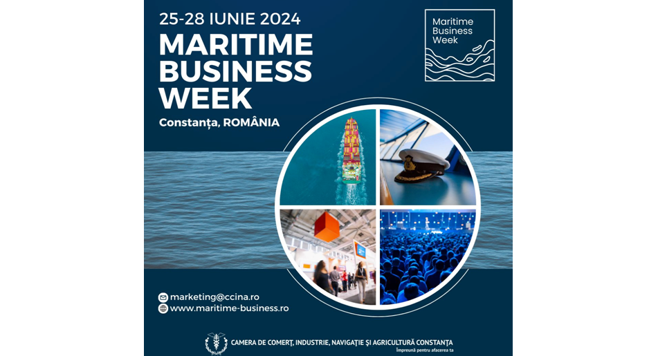CCINA Constanța organizează Maritime Business Week, primul eveniment internațional dedicat industriei maritime în România