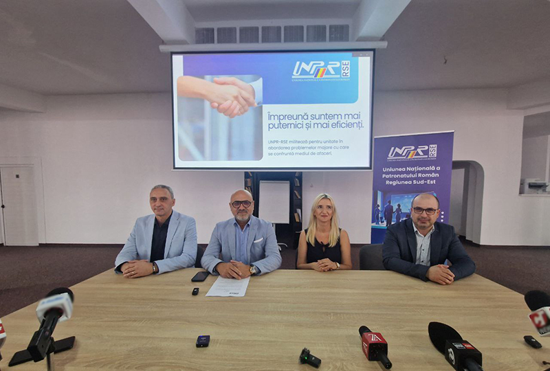 VIDEO Uniunea Națională a Patronatului Român-Regiunea Sud-Est și antreprenorii ucraineni anunță semnarea unui protocol de colaborare