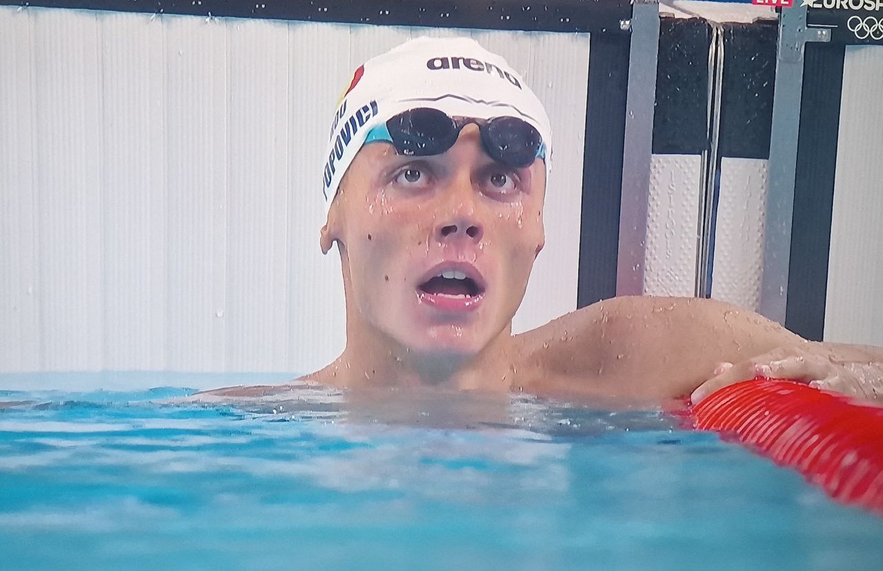 David Popovici a câștigat aurul la 100 m liber, la Trofeul Settecolli
