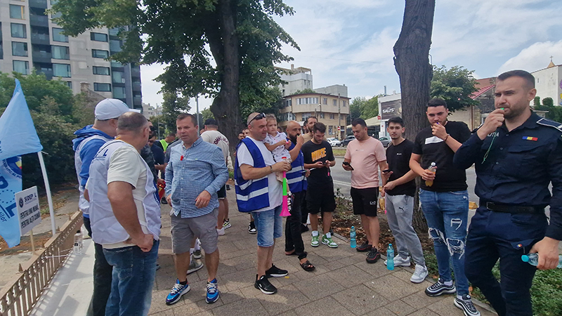 Protest IPJ Constanța