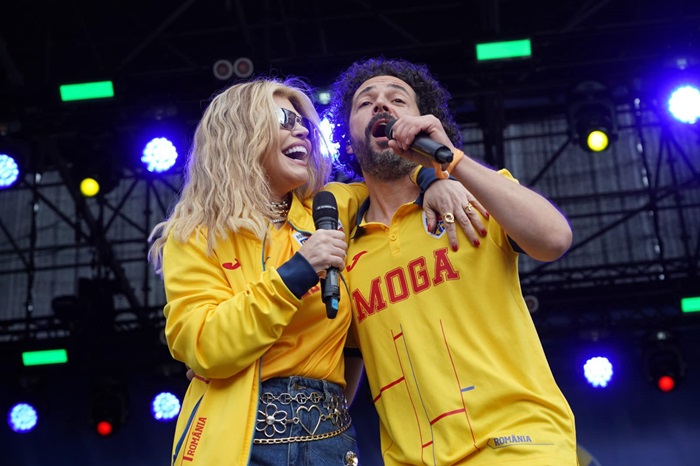 VIDEO Loredana a dat startul petrecerii la Munchen, în cornerul României din Fan Zone