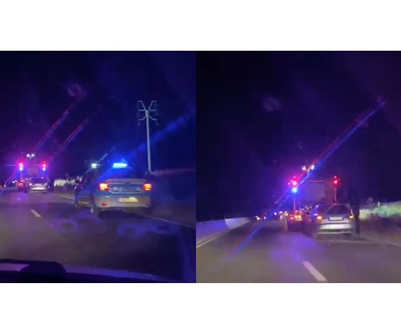 Un autoturism s-a răsturnat între Constanța și Valu lui Traian