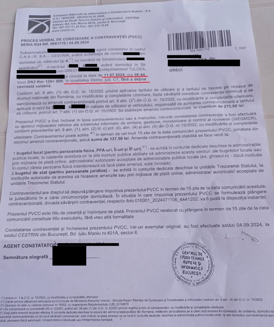 Amendă mașină Delia Avram, presupusă victimă a Șacalului – Nicolae Mitrea