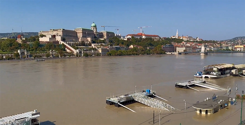 Budapesta inundată