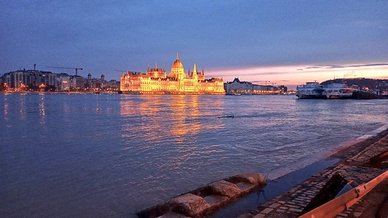 Budapesta inundată