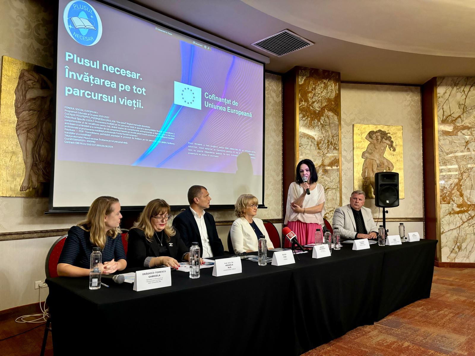 CCINA Constanța susține proiectul Plusul necesar pentru dezvoltarea competențelor profesionale în regiunea Sud-Est