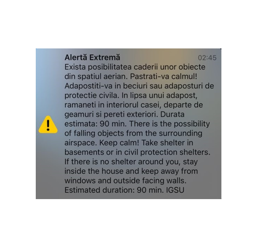 ATAC rusesc la granița cu România. Locuitorii din Constanța au primit mesaj RO-Alert pentru prima dată de la începerea conflictului de la graniță