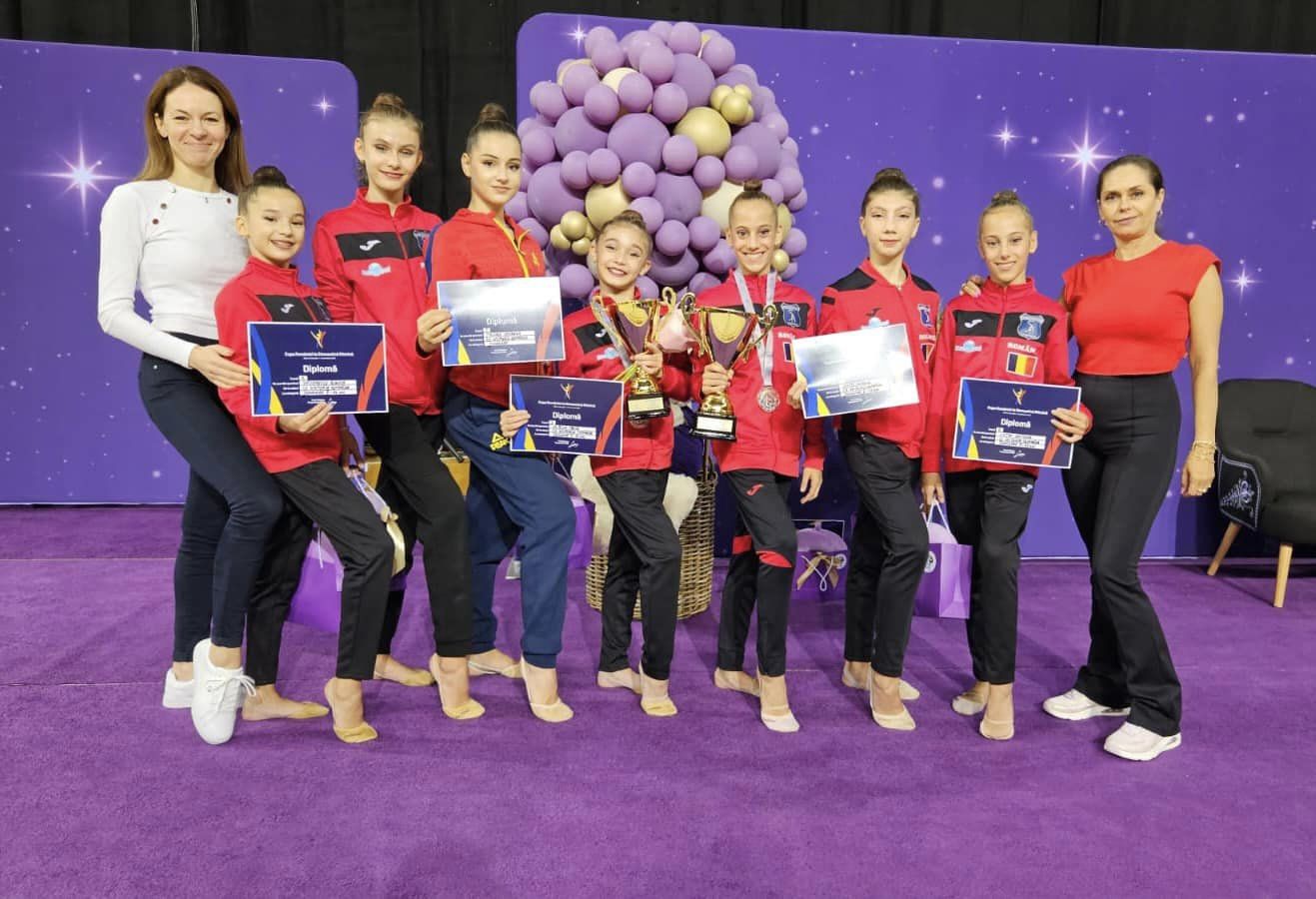 Micuțele sportive de la C.S. Victoria Cumpăna, campioane la Cupa României la Gimnastică Ritmică 2024