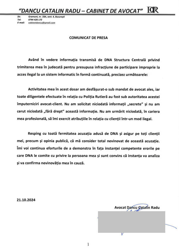 Punct de vedere Cătălin Dancu