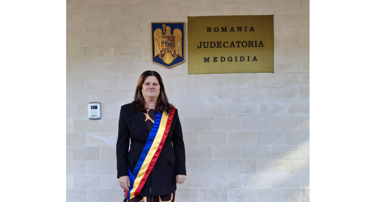 FOTO Primarul comunei Bărăganu, Magdalena Neague, a depus astăzi jurământul în instanță, pentru cel de-al doilea mandat