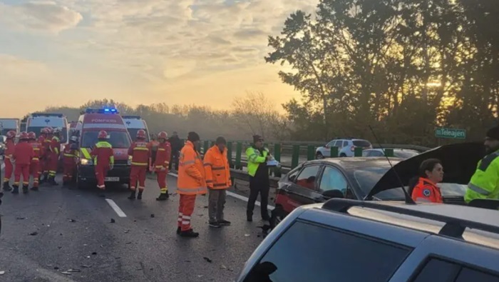 Accident cu trei morți și mai multe victime pe DN 2. Printre răniți, doi copii