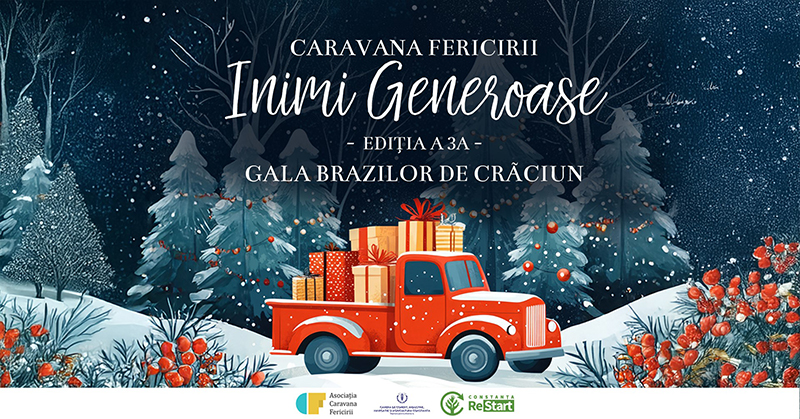 A treia ediție a Galei Brazilor de Crăciun are loc la Valu lui Traian: O seară caritabilă pentru educație