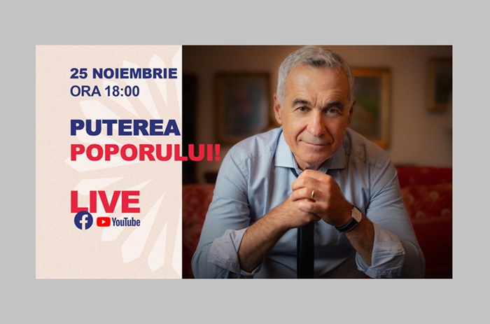 Călin Georgescu, prima interacțiune online cu cetățenii. Unde poate fi urmărit de la ora 18.00